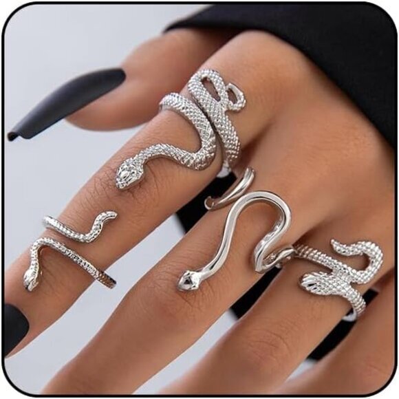Sora Tuki‎ adjustable snake rings - Picture 1 of 5